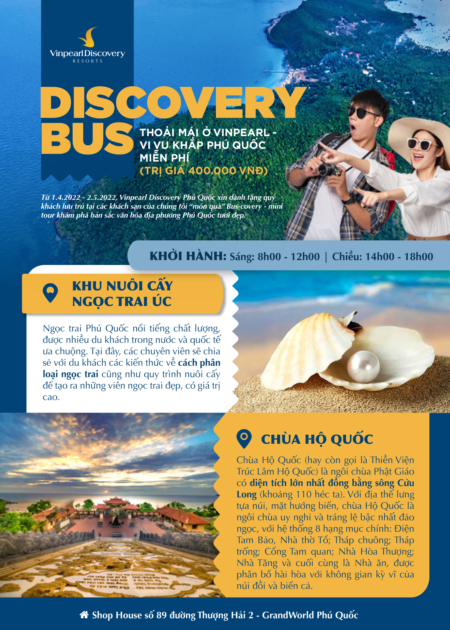Đặt Vinpearl Discovery – TẶNG Landtour Phú Quốc 03
