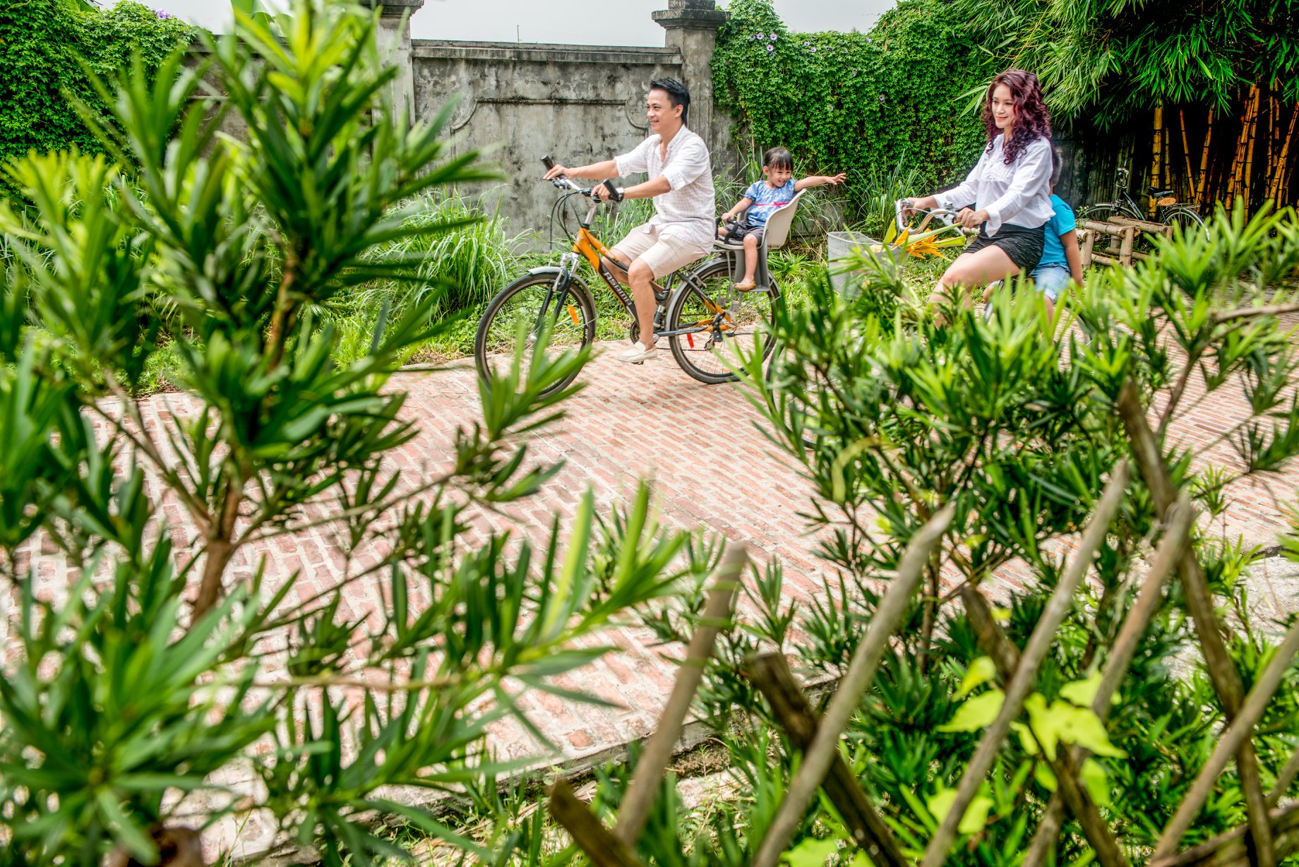 đạp xe tham quan ở Emeralda Ninh Bình