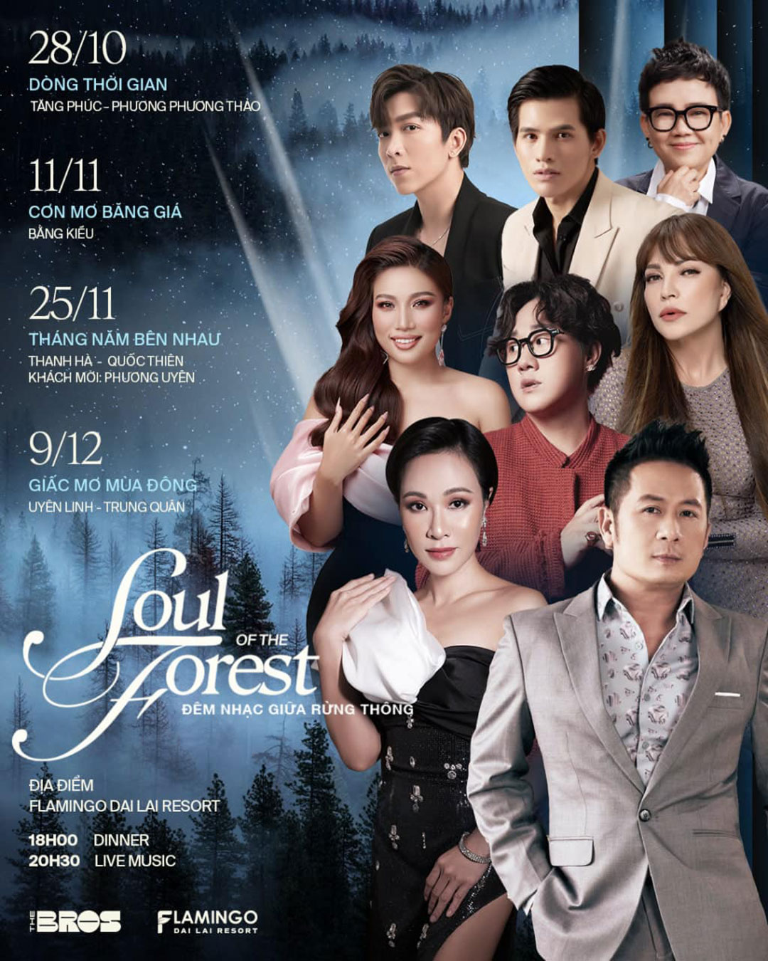Lịch show Soul Of The Forest Flamingo Đại Lải
