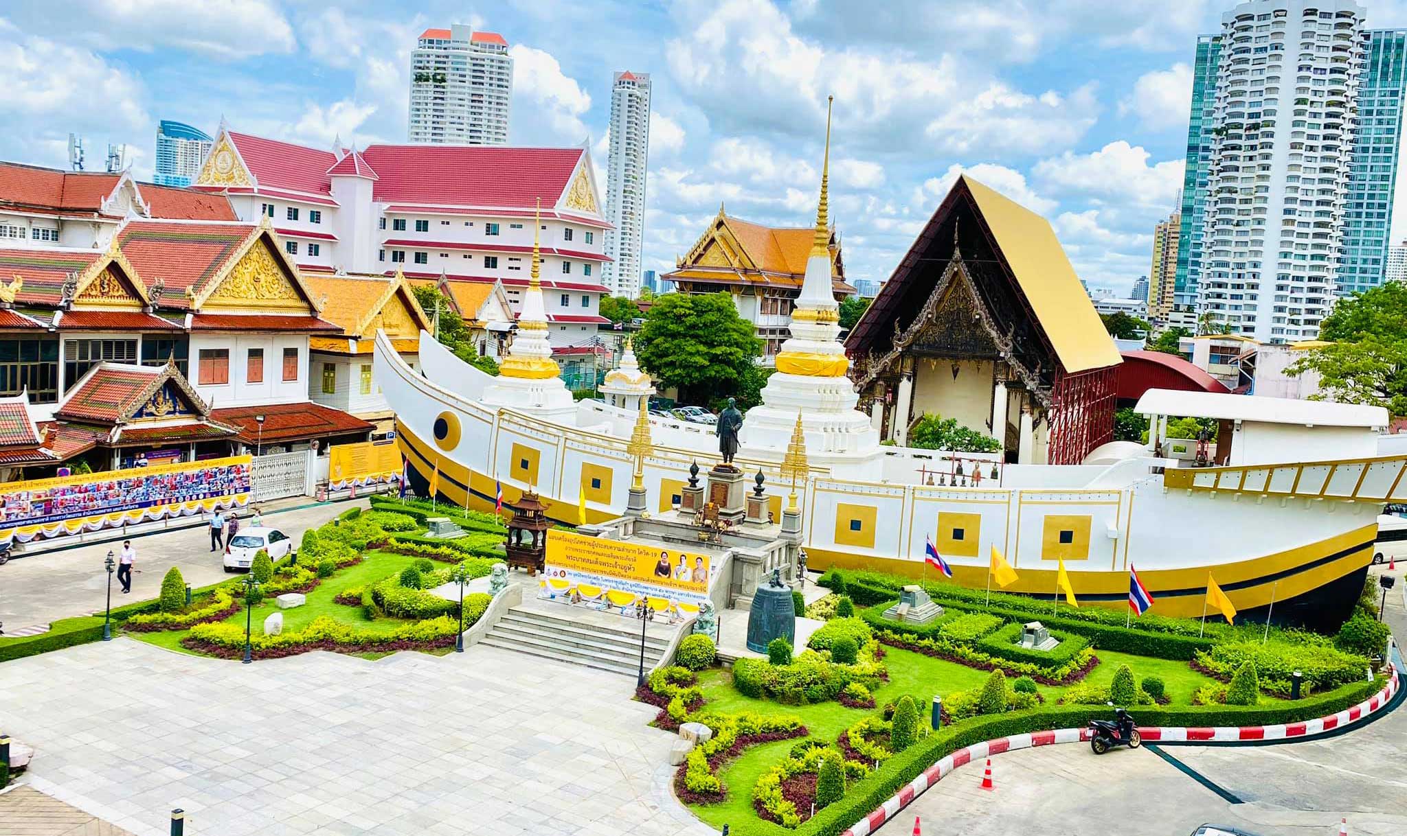 Wat Yannawa - Chùa Thuyền nổi tiếng Thái Lan