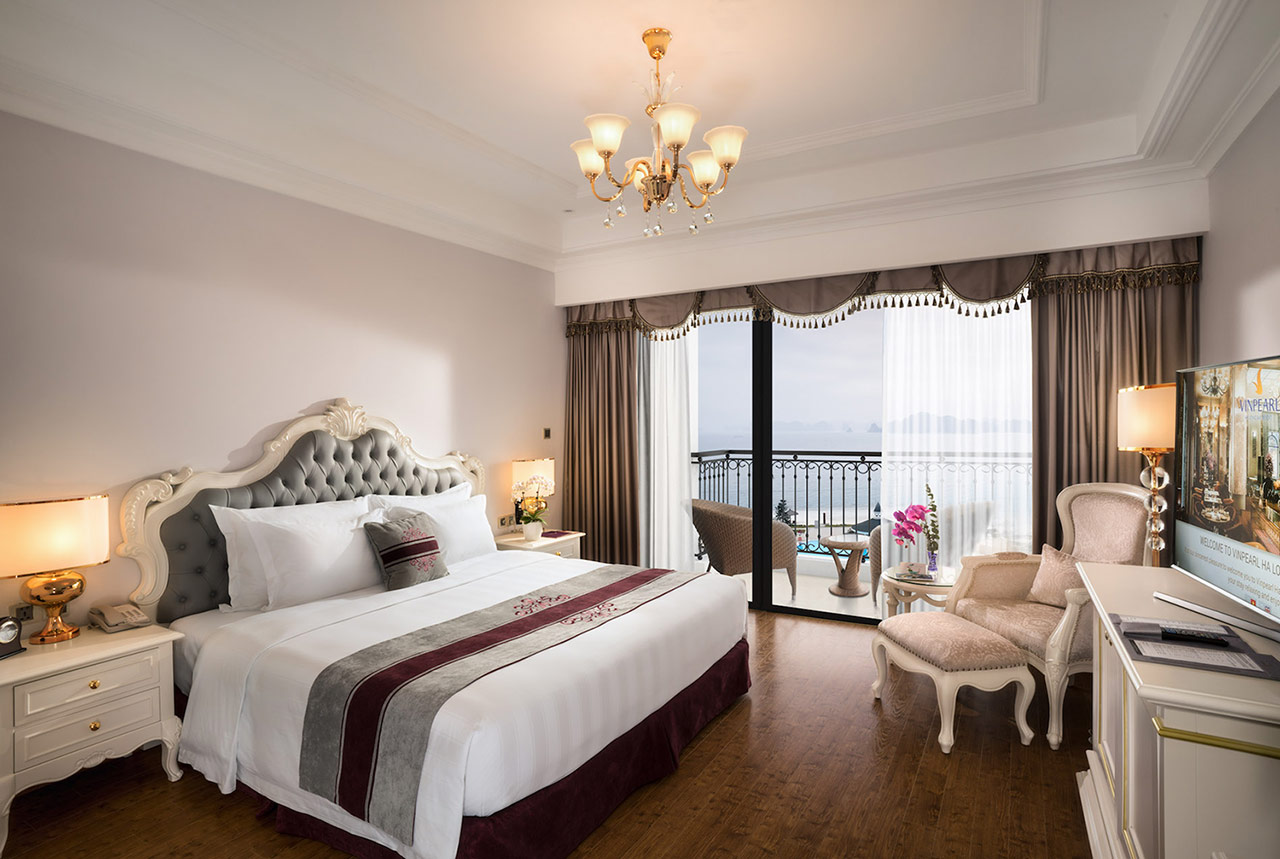 Phòng Deluxe Ocean View Vinpearl Resort & Spa Hạ Long
