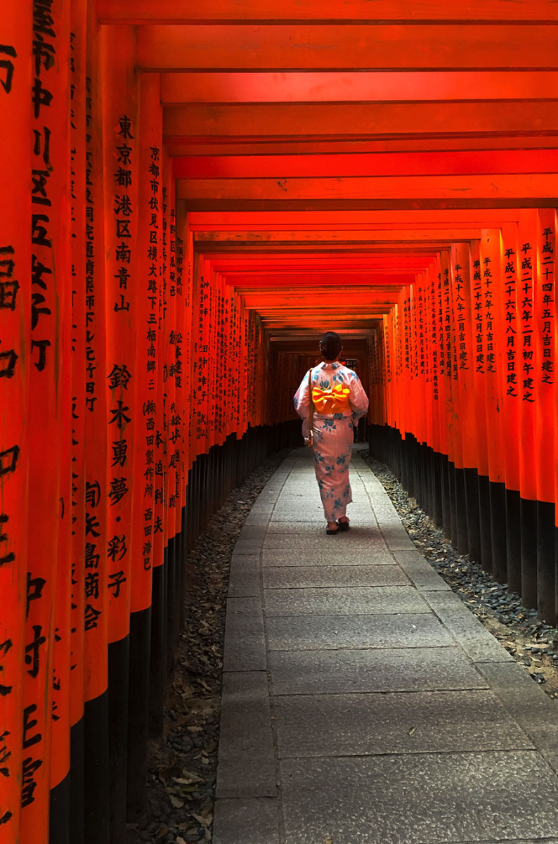 Du lịch Nhật bản đền Fushimi Inari-Taisha